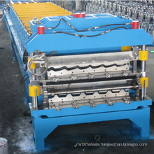 High quality Steel Fold Machine And Double Layer Roof Panel Roll Forming Machine For Sale